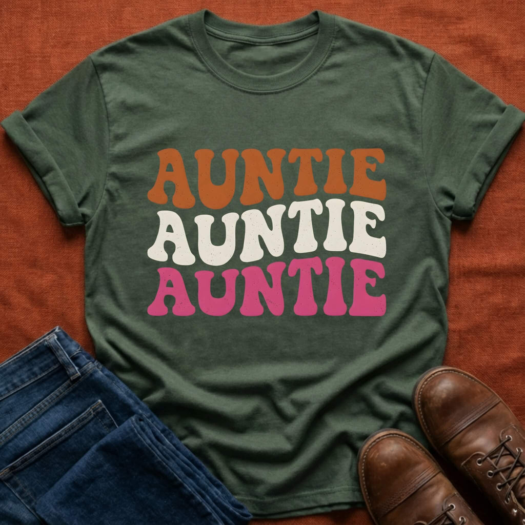 Retro Auntie Stack T-Shirt