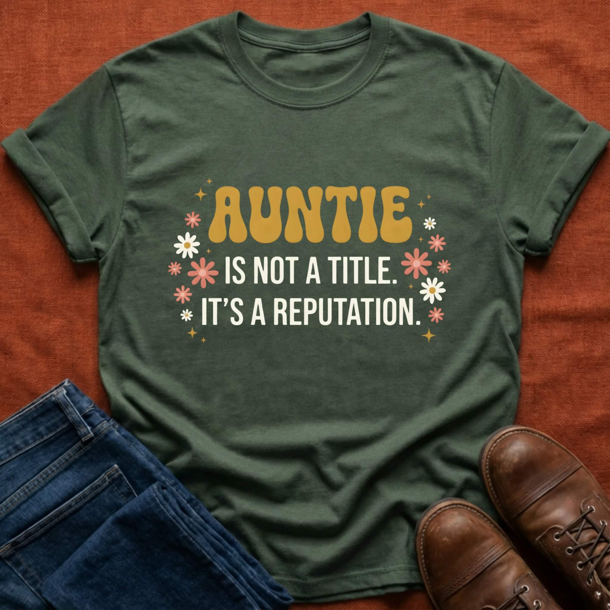 Auntie Reputation Retro T-Shirt