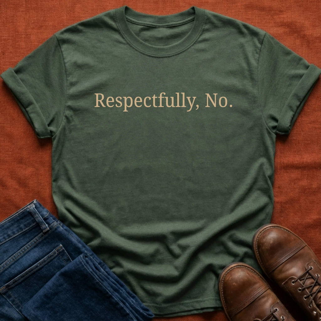 Respectfully No. T-Shirt
