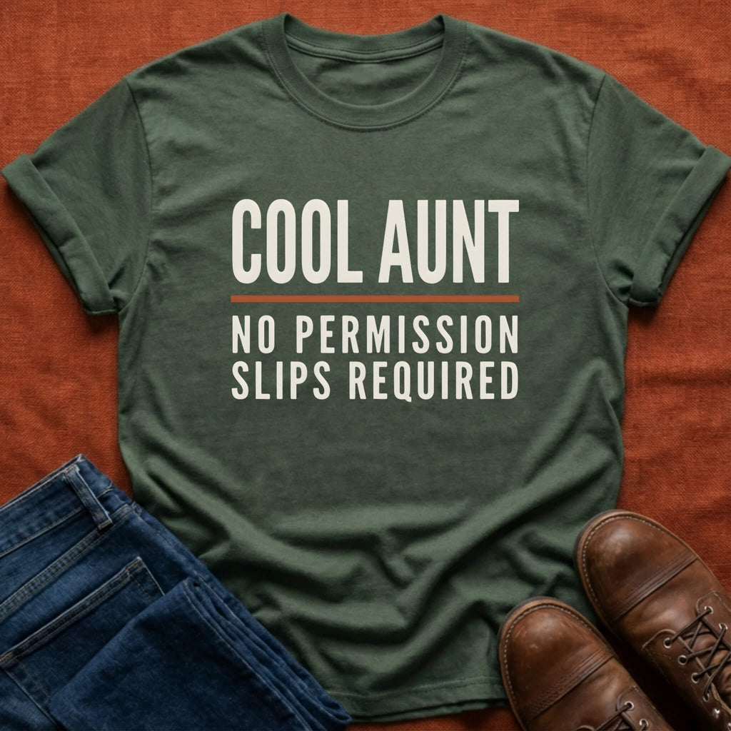 Cool Aunt No Permission T-Shirt