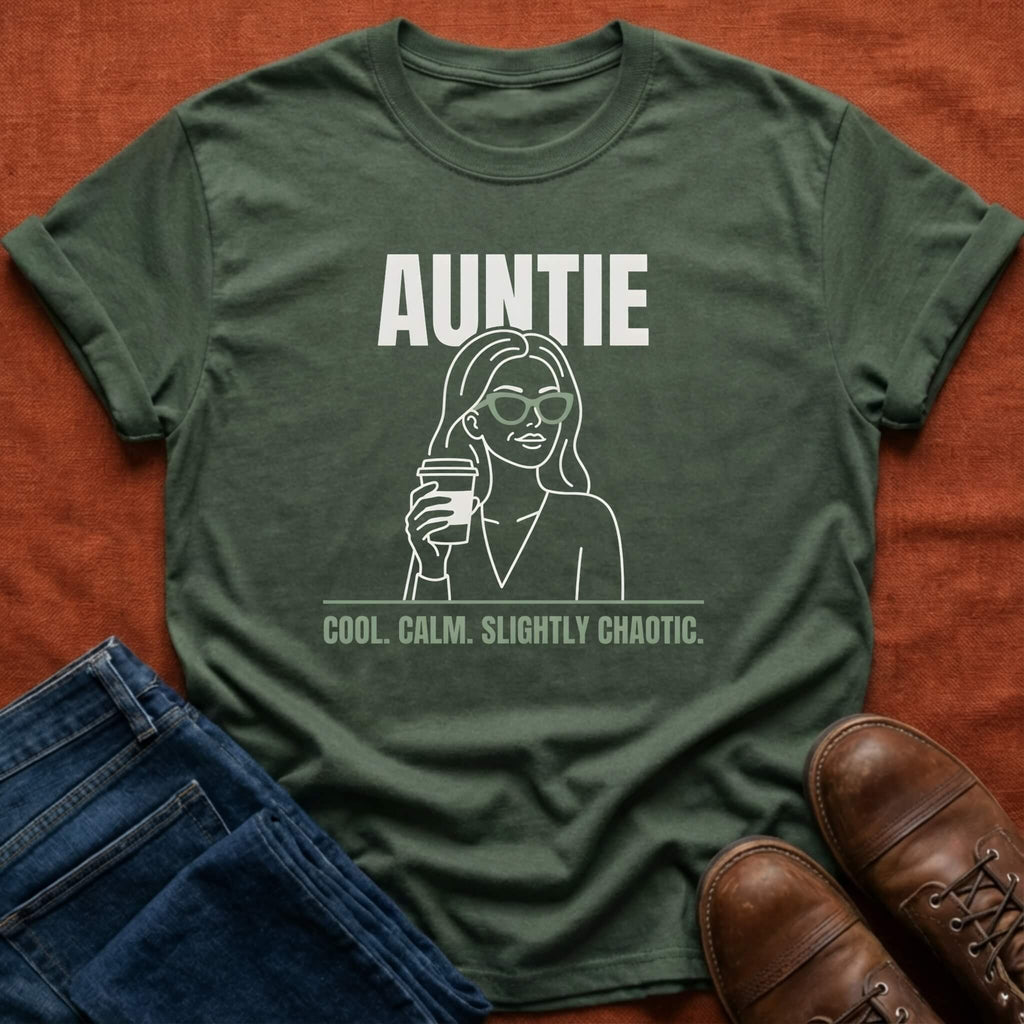 Cool Calm Chaotic Auntie T-Shirt