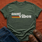 Aunt Vibes Retro T-Shirt