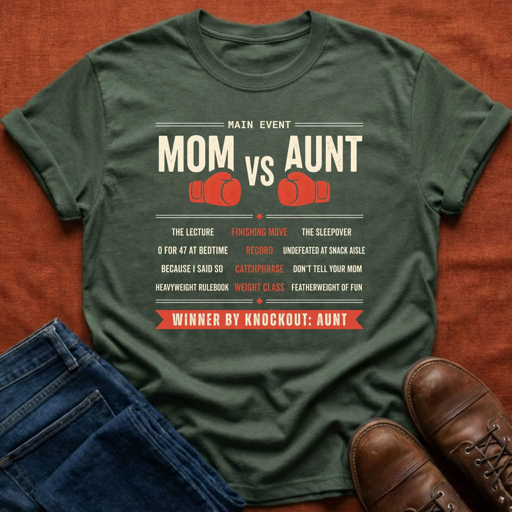 Mom Vs Aunt Main Event T-Shirt