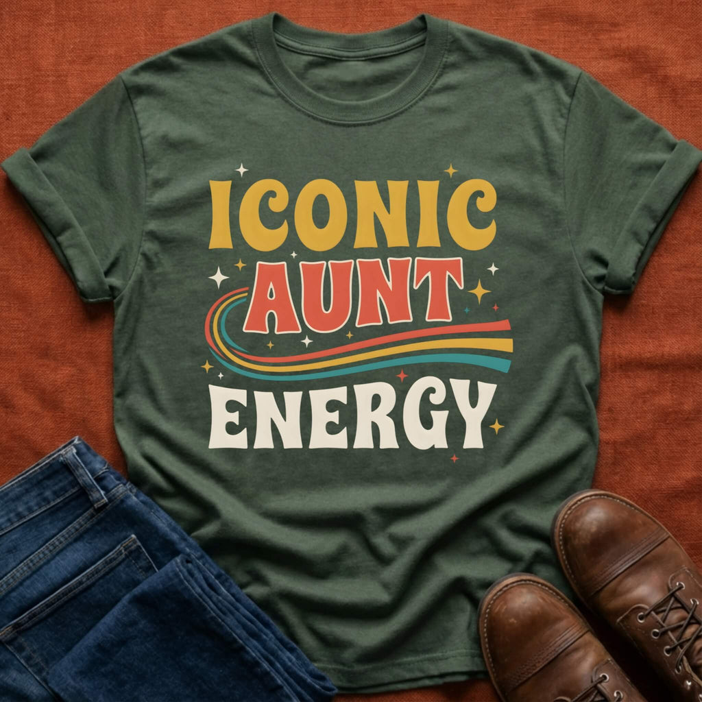 Iconic Aunt Energy T-Shirt