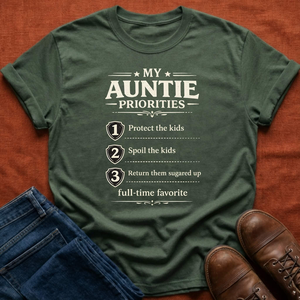 My Auntie Priorities T-Shirt