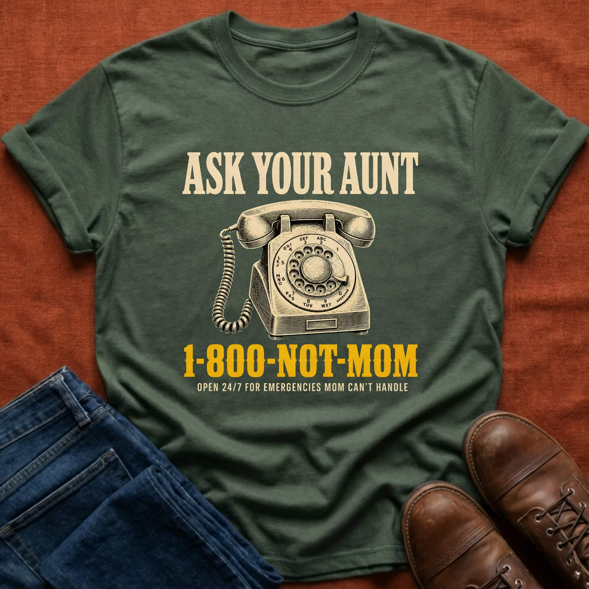 Ask Your Aunt Rotary T-Shirt