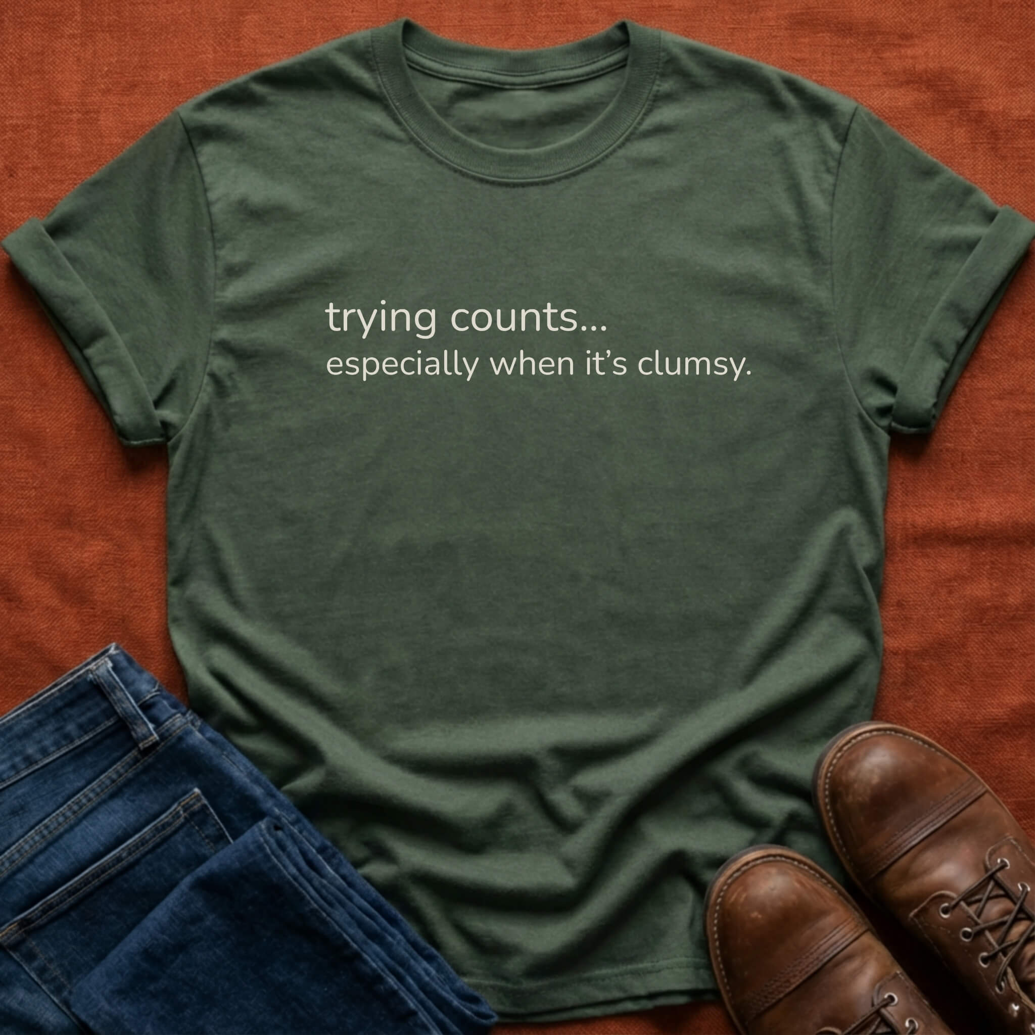 Trying Counts T-Shirt