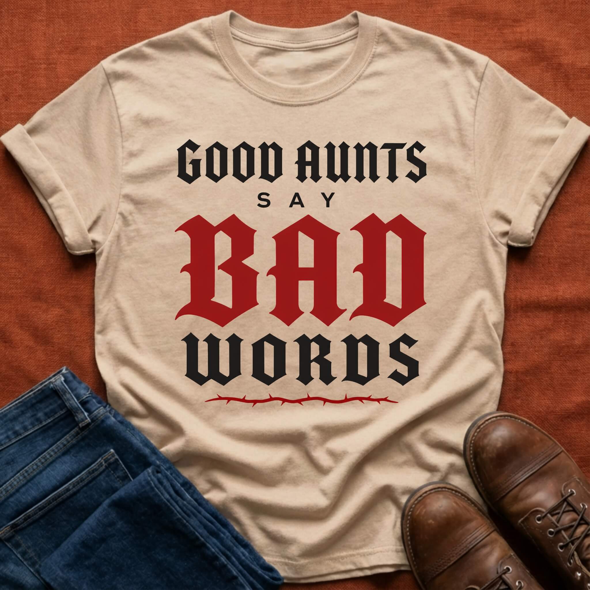 Good Aunts Say Bad Words T-Shirt