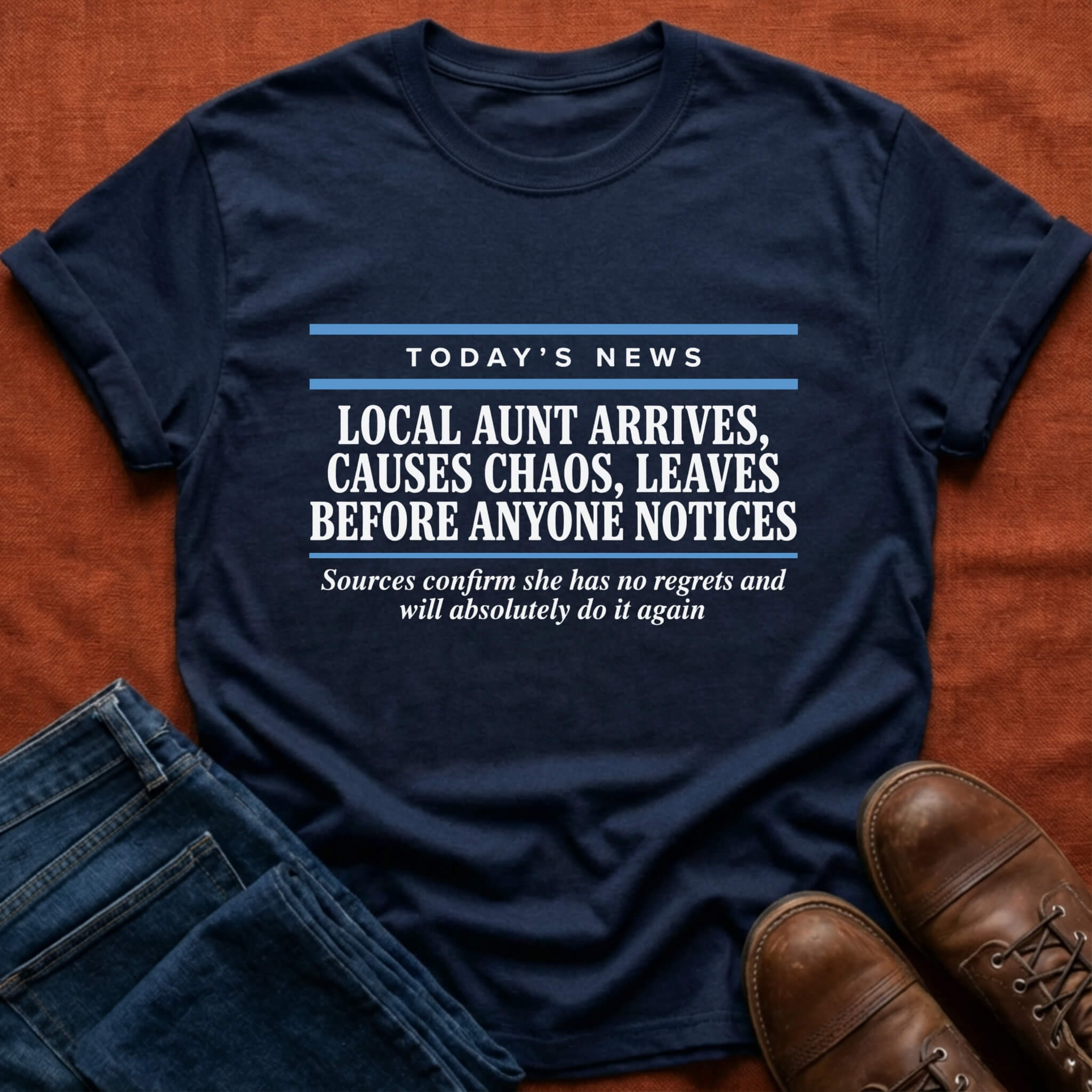 Today's News Aunt T-Shirt