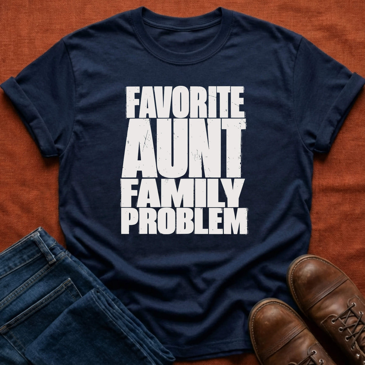 Family Problem Aunt T-Shirt