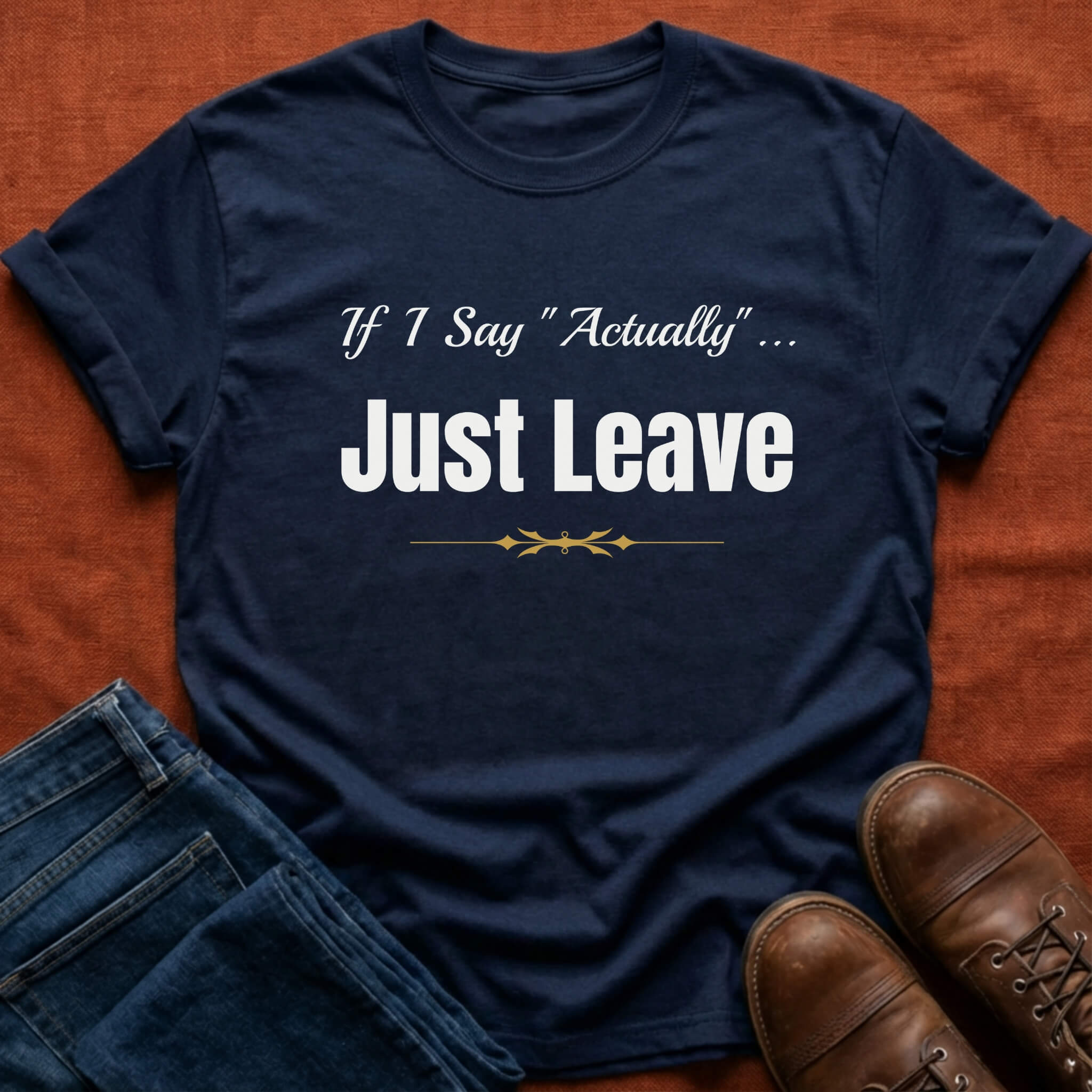 Just Leave T-Shirt