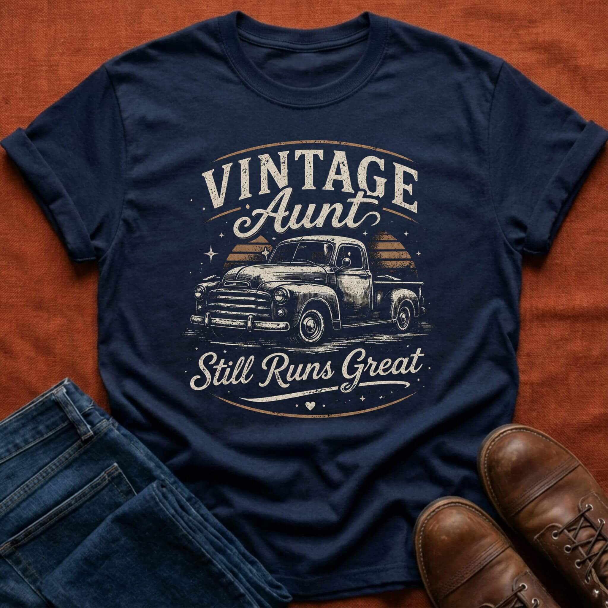 Vintage Aunt Still Runs Great T-Shirt