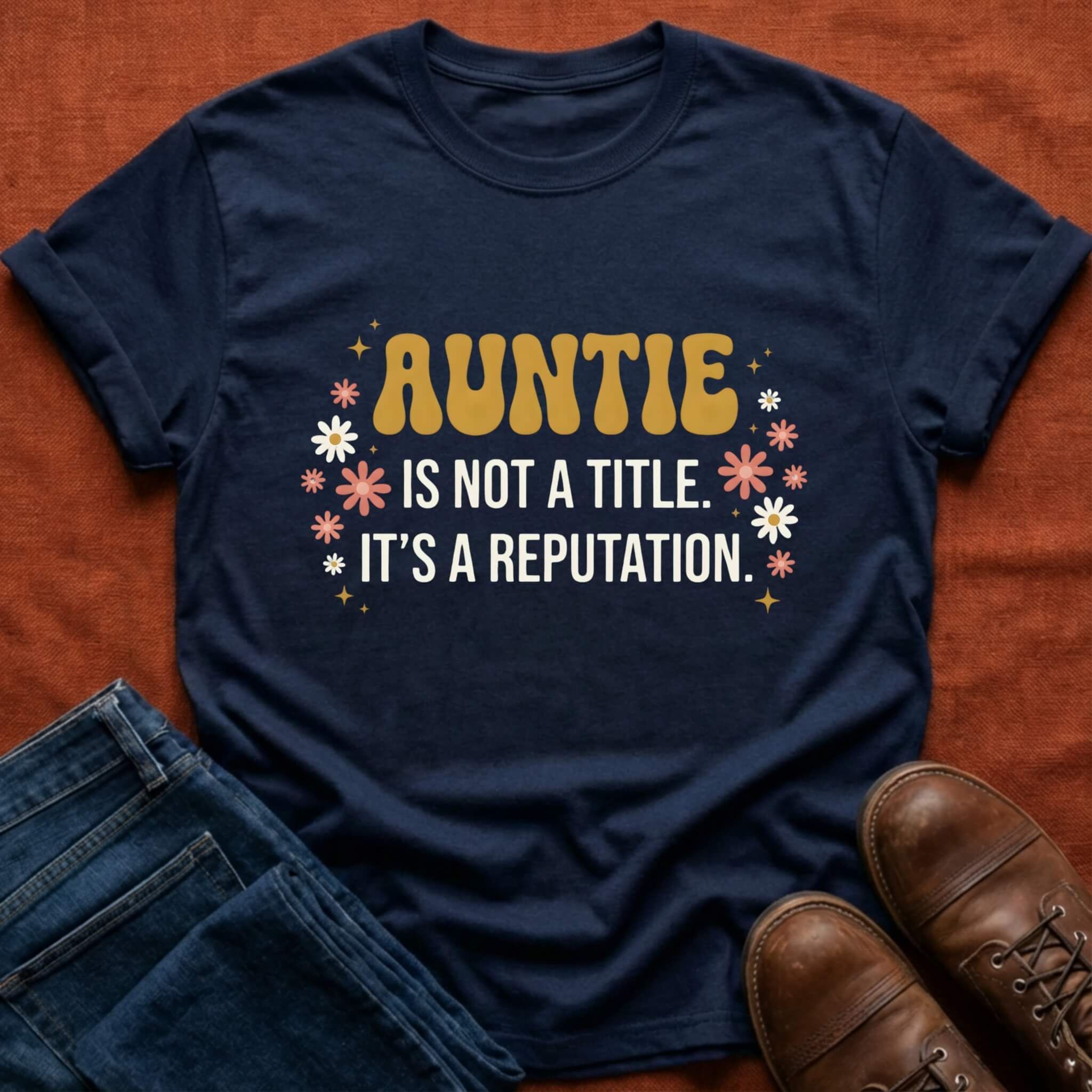 Auntie Reputation Retro T-Shirt