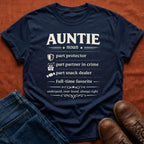 Auntie. Part Protector. Part Partner in Crime. T-Shirt