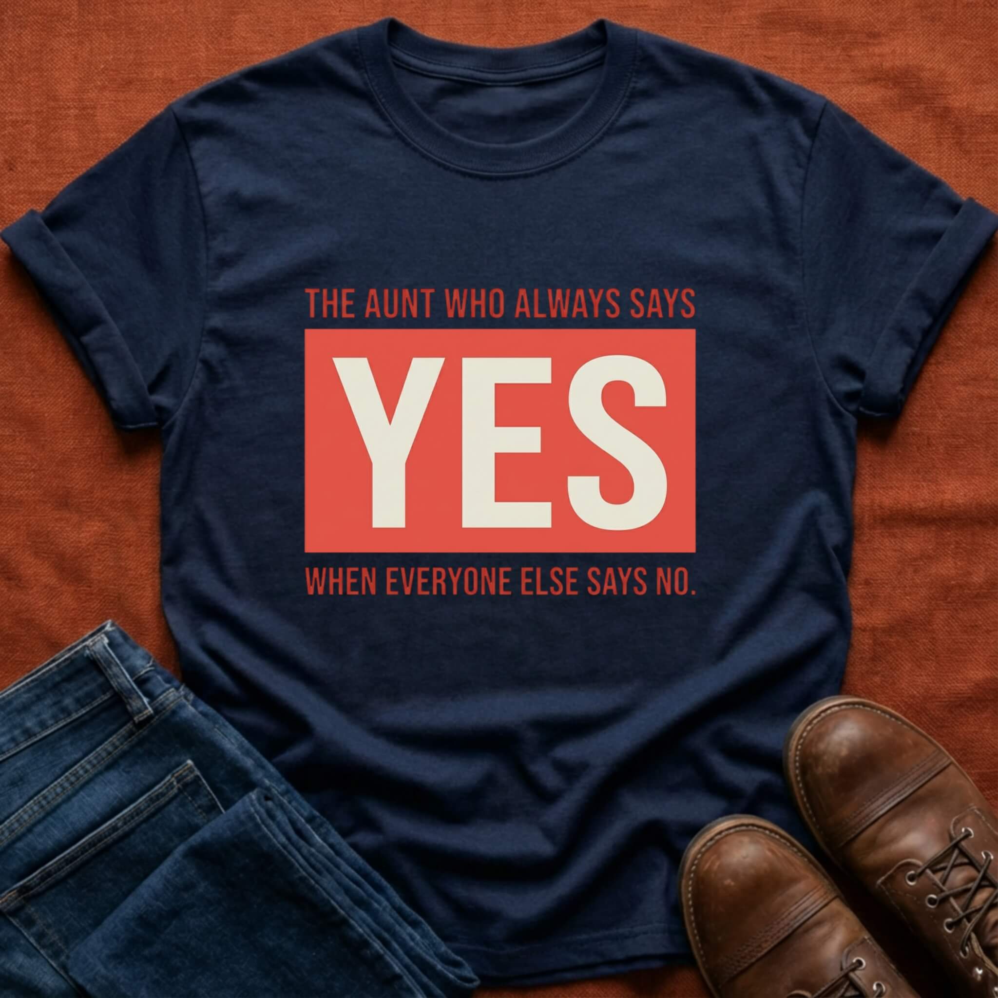 Aunt Who Always Says Yes T-Shirt