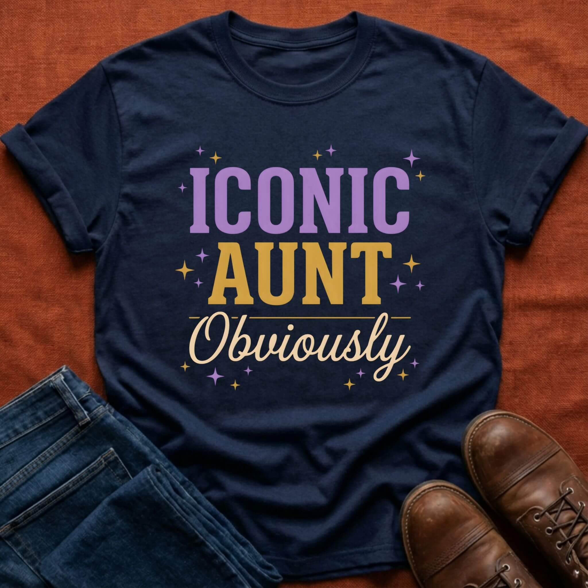Iconic Aunt Obviously T-Shirt
