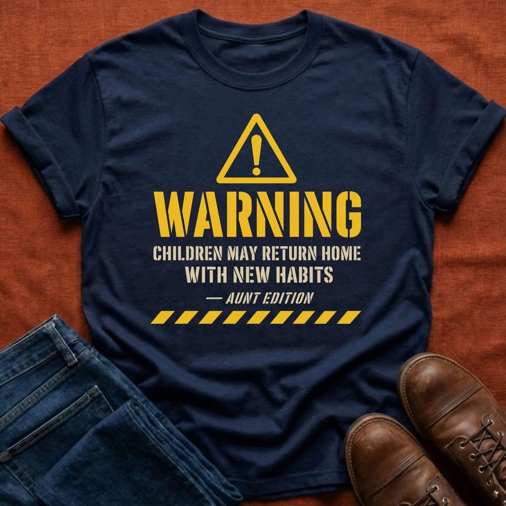 Warning New Habits T-Shirt