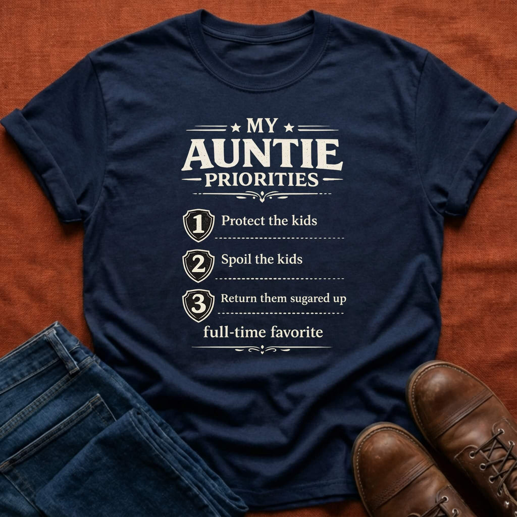 My Auntie Priorities T-Shirt
