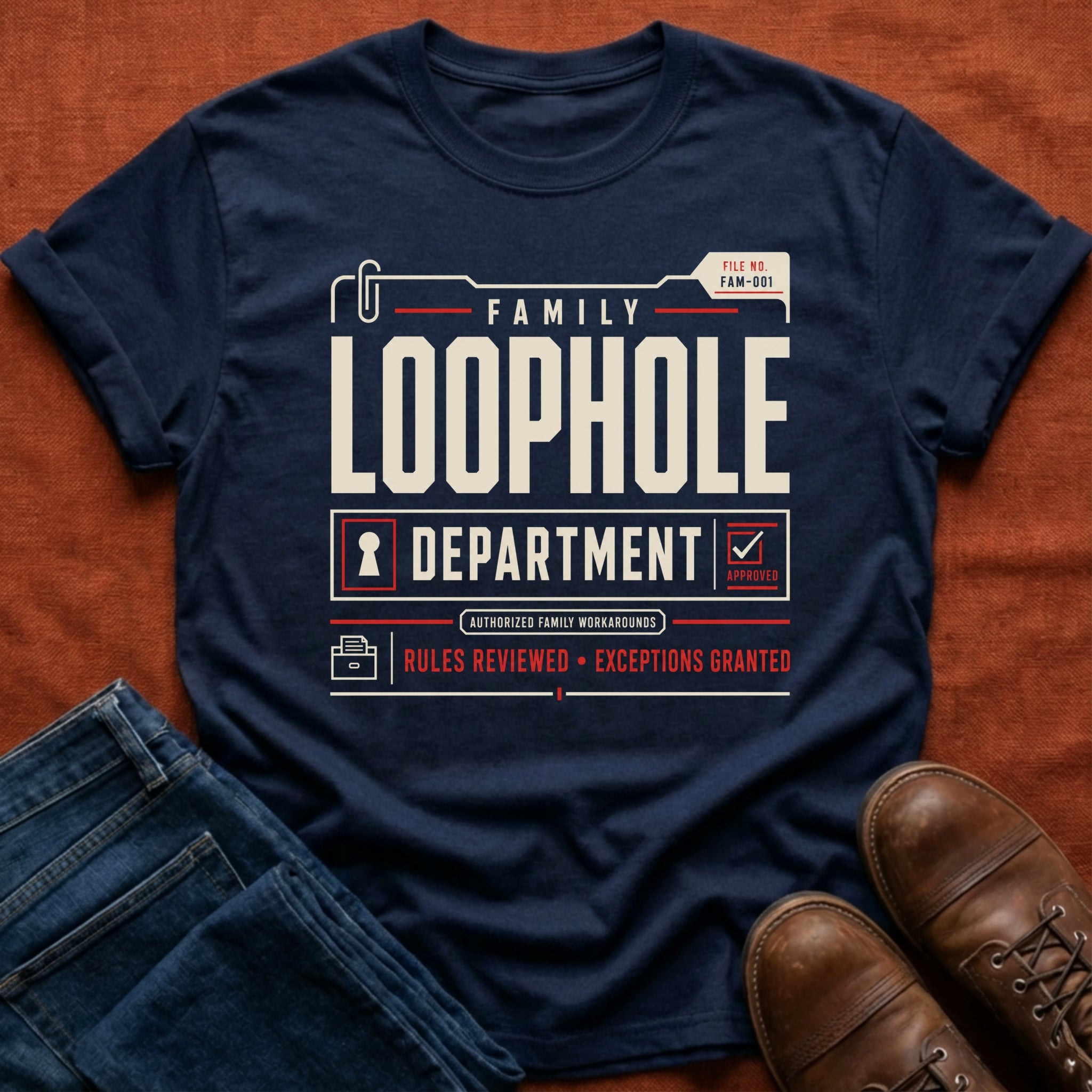Family Loophole Department T-Shirt