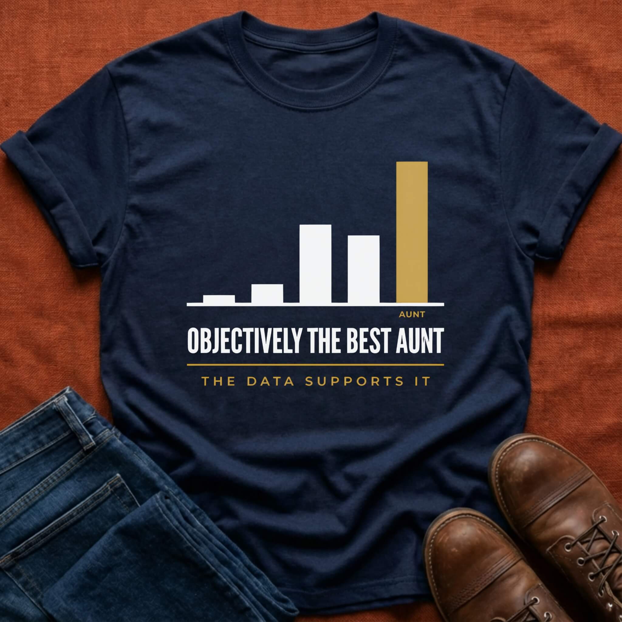 Best Aunt Data Supports It T-Shirt