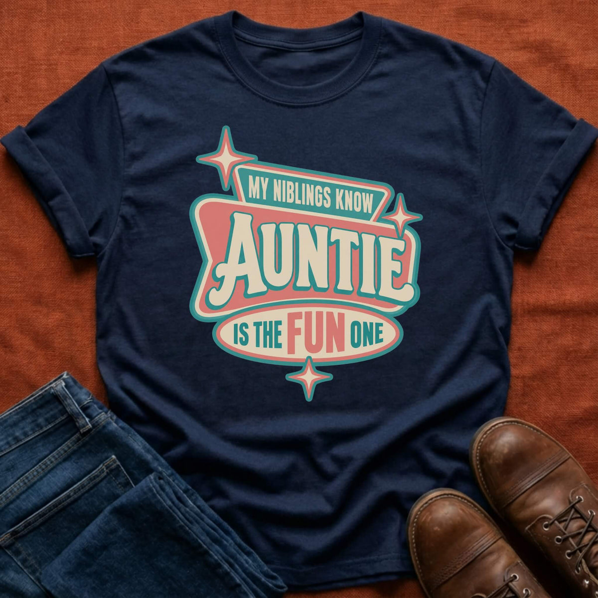Niblings Know Auntie T-Shirt