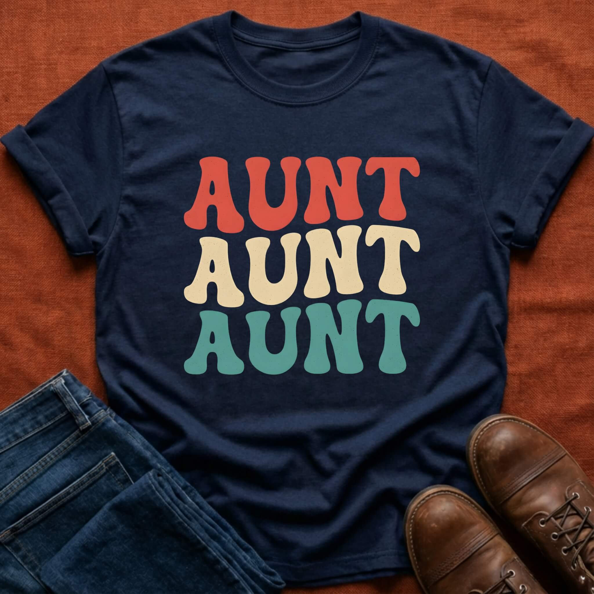 Retro Aunt Stack T-Shirt