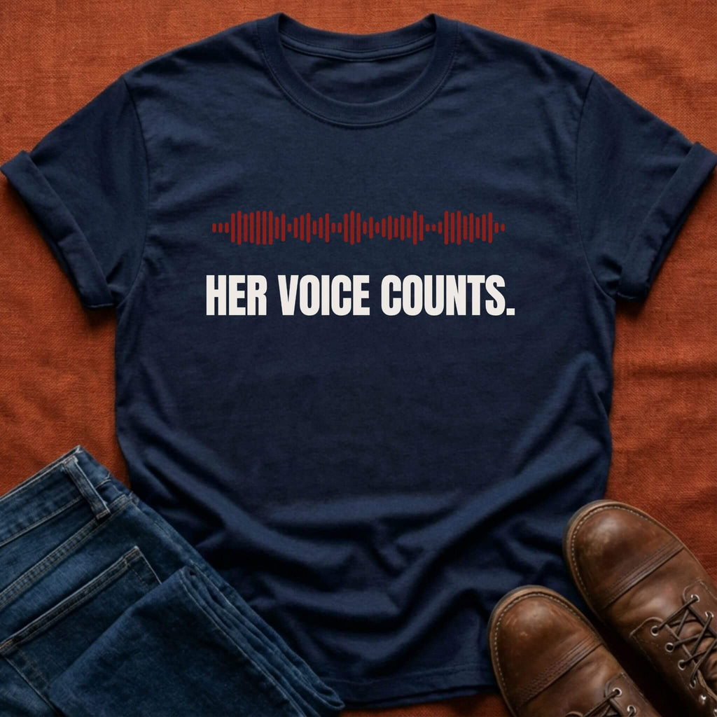 Her Voice Counts T-Shirt