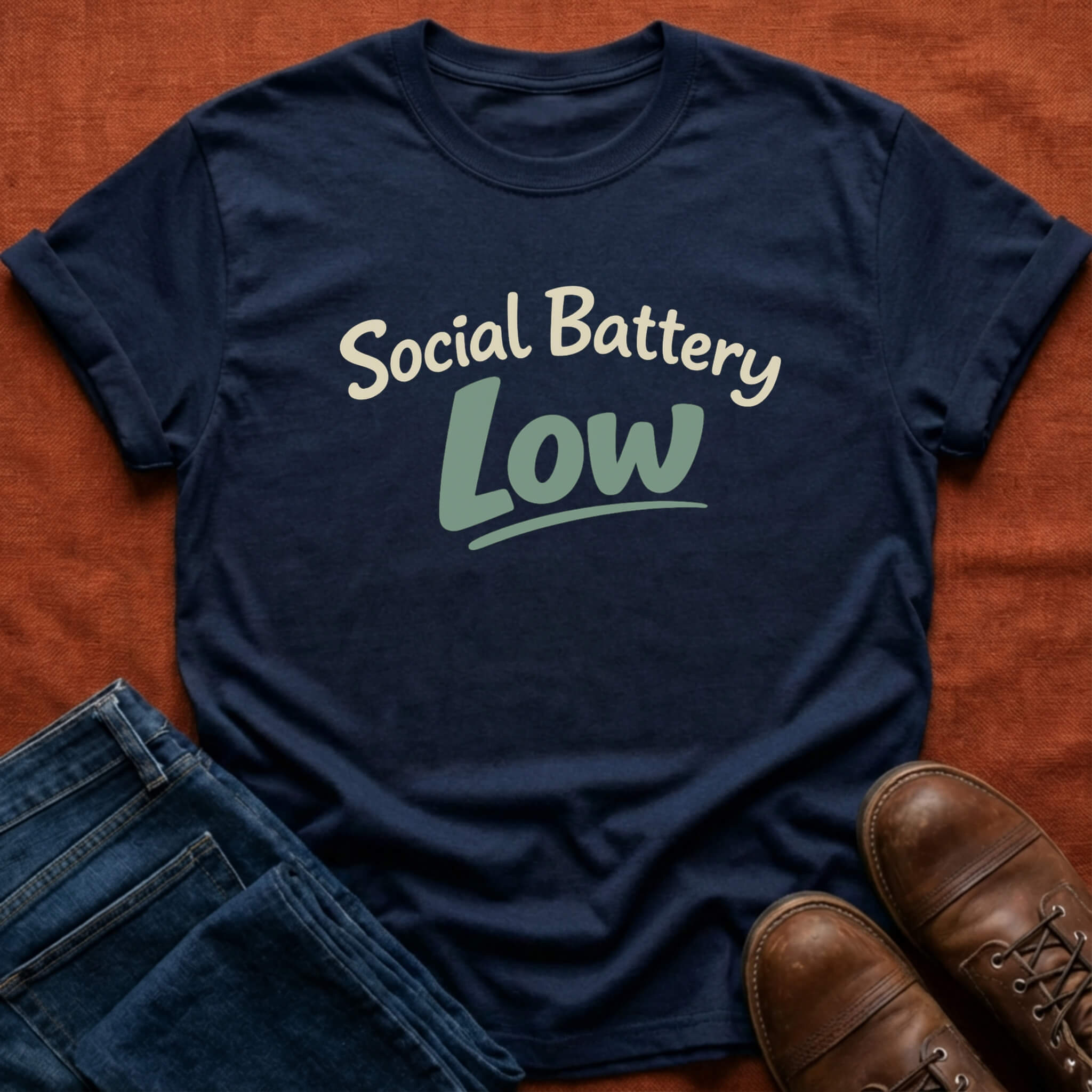 Social Battery Low T-Shirt