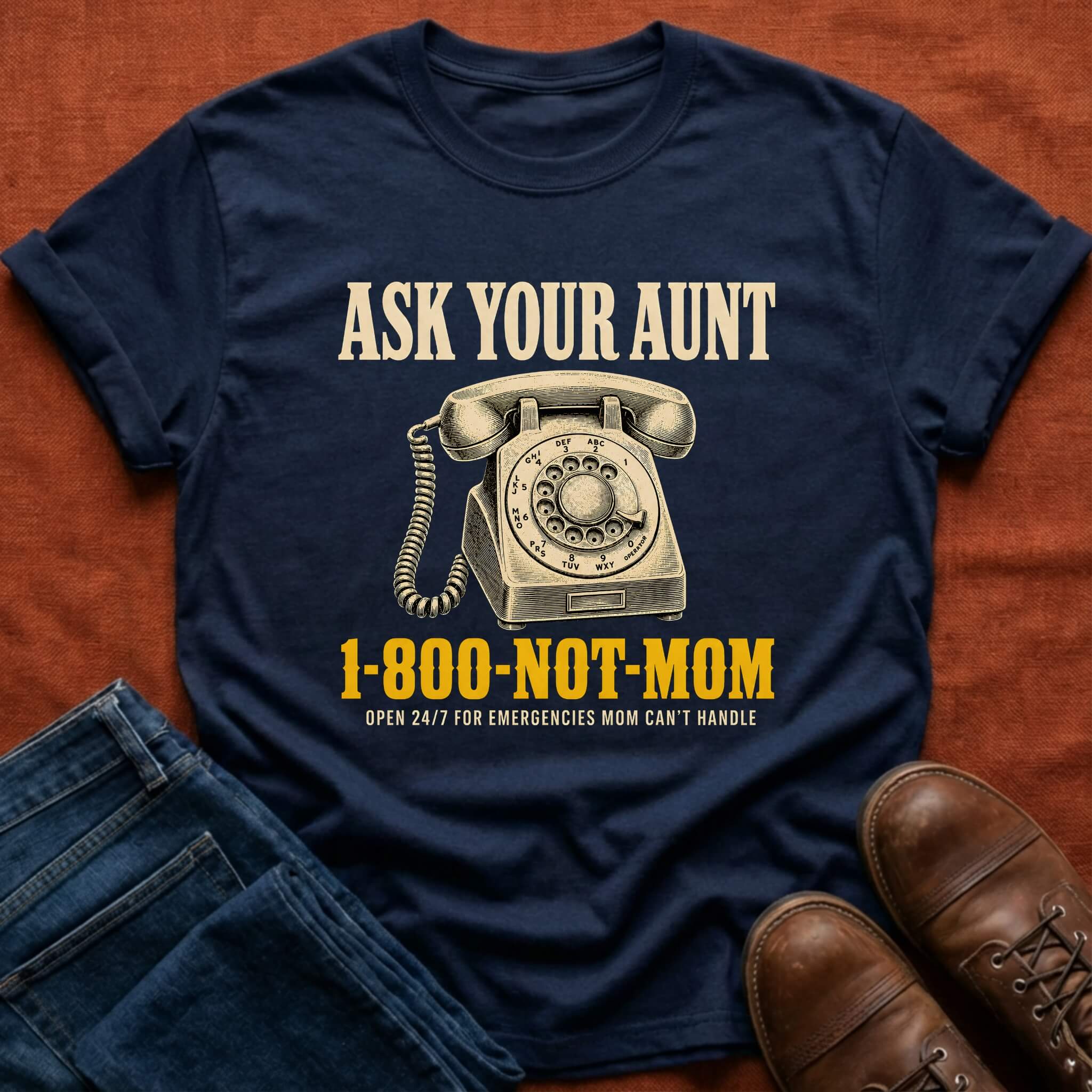 Ask Your Aunt Rotary T-Shirt