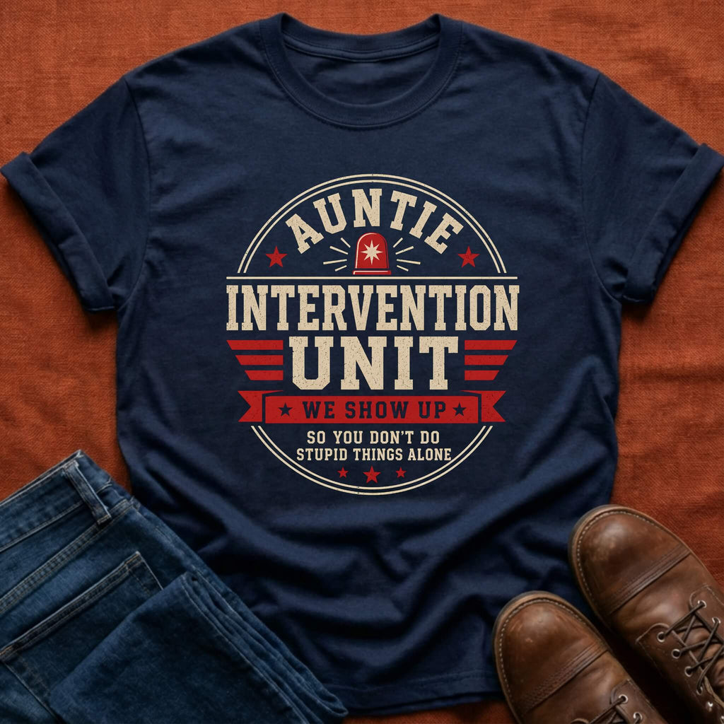 Auntie Intervention Unit T-Shirt