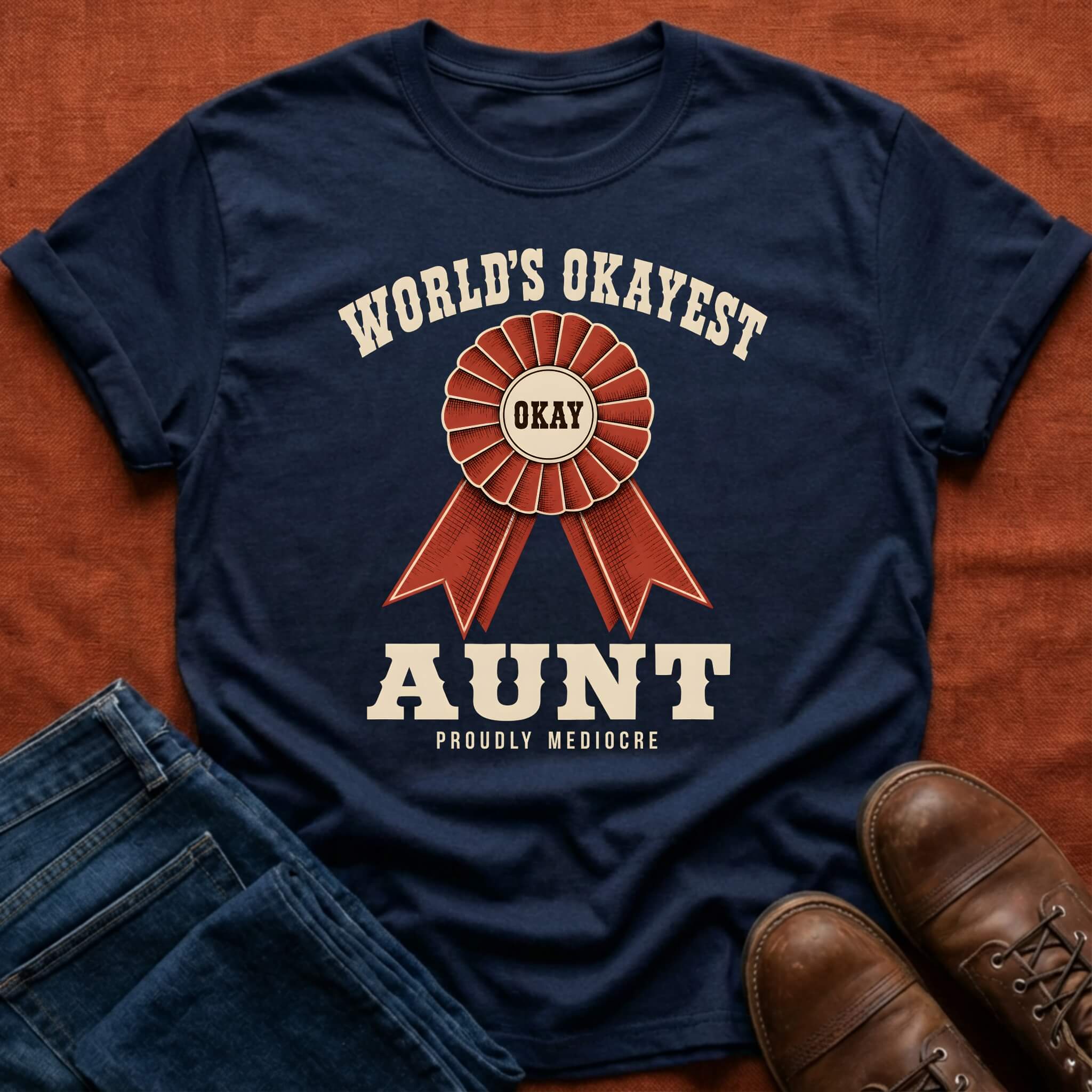 World's Okayest Aunt T-Shirt
