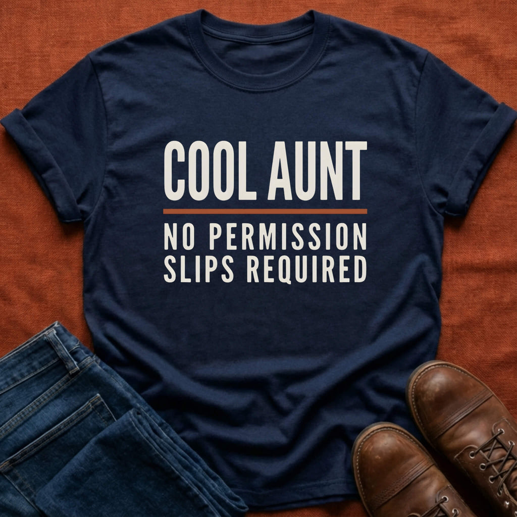 Cool Aunt No Permission T-Shirt