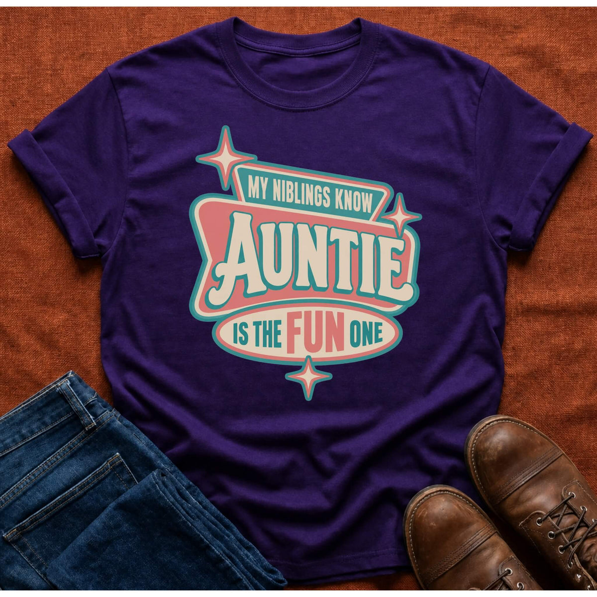Niblings Know Auntie T-Shirt