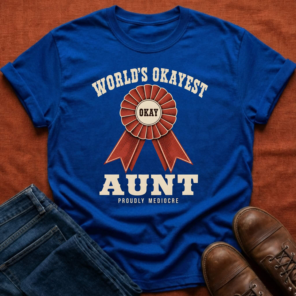 World's Okayest Aunt T-Shirt