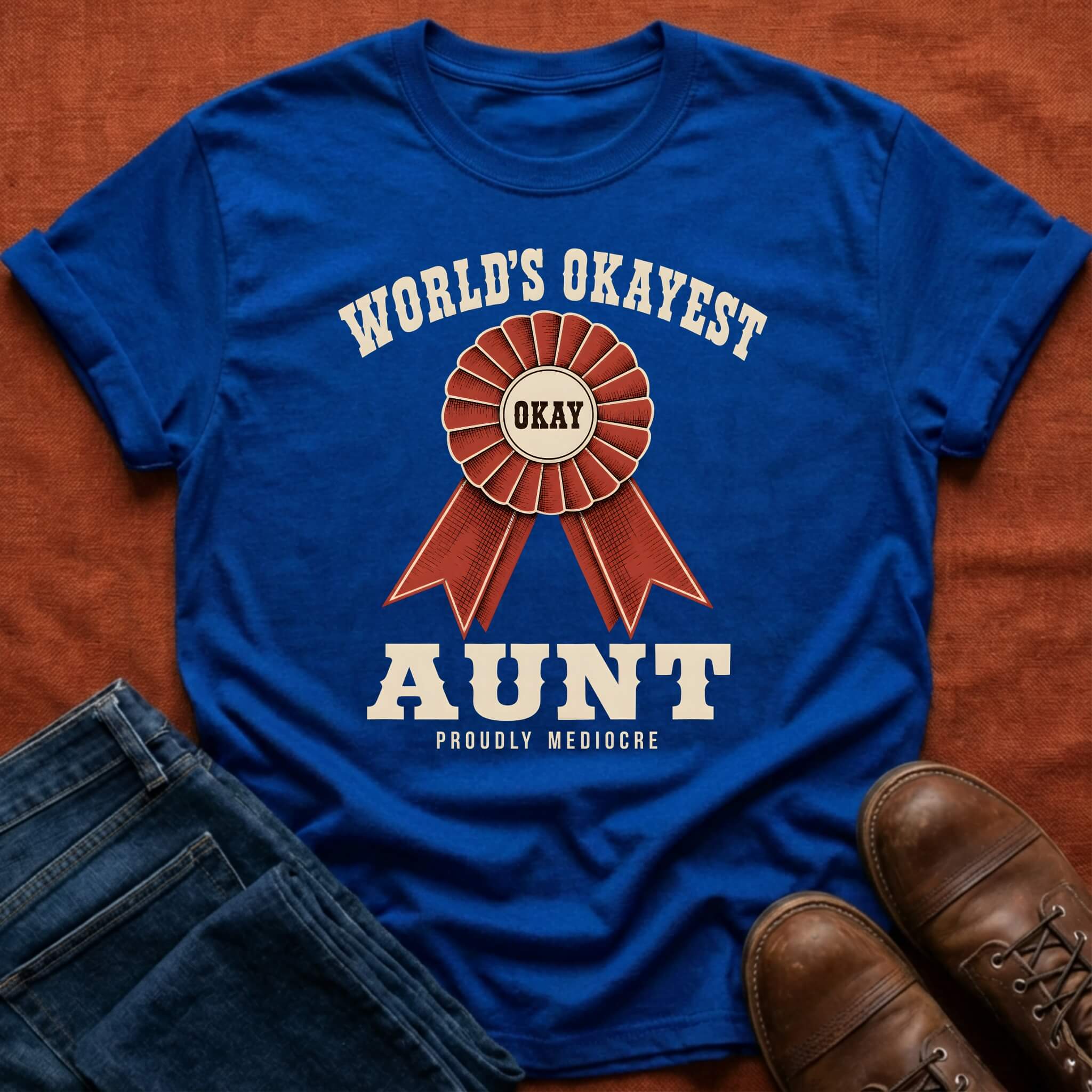 World's Okayest Aunt T-Shirt