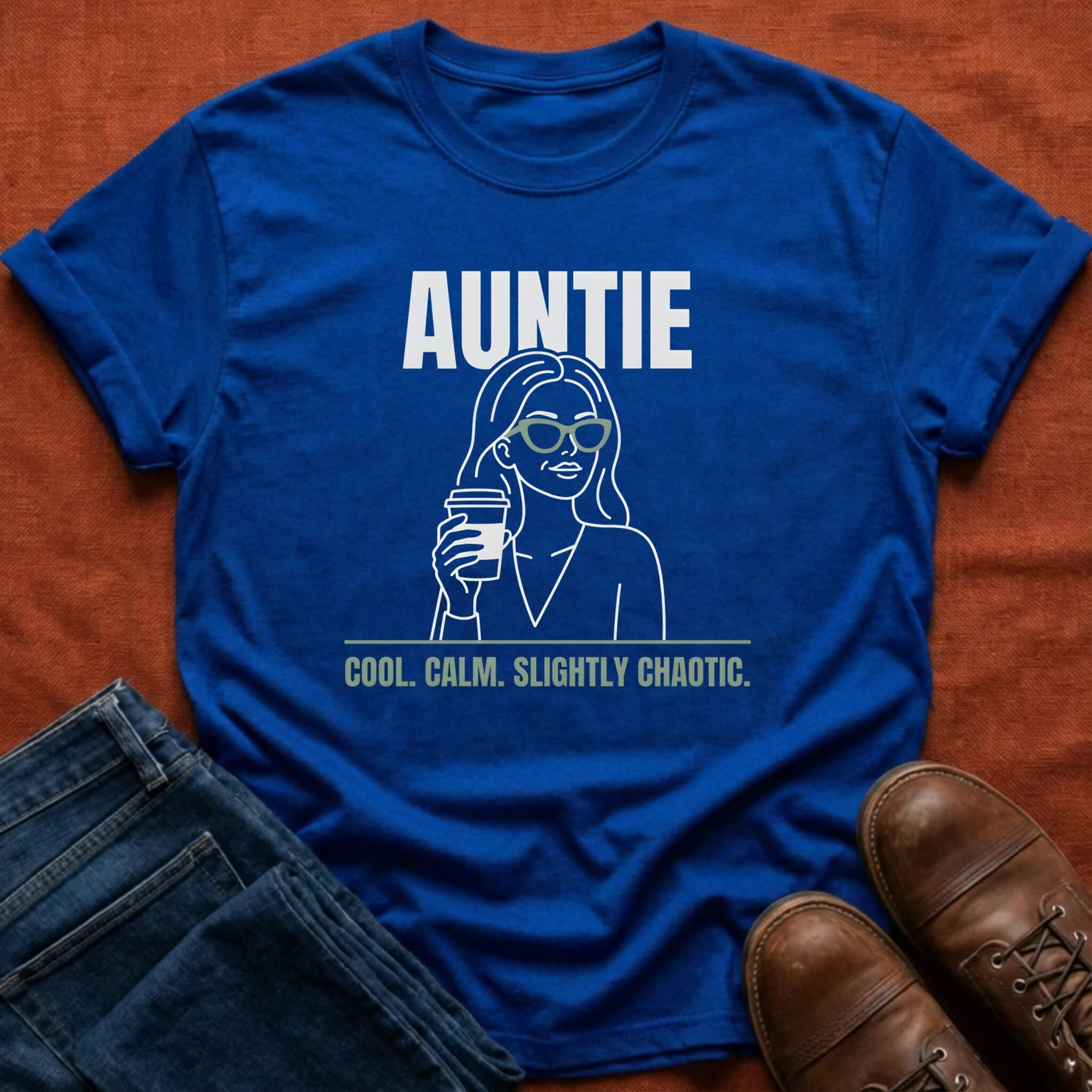 Cool Calm Chaotic Auntie T-Shirt