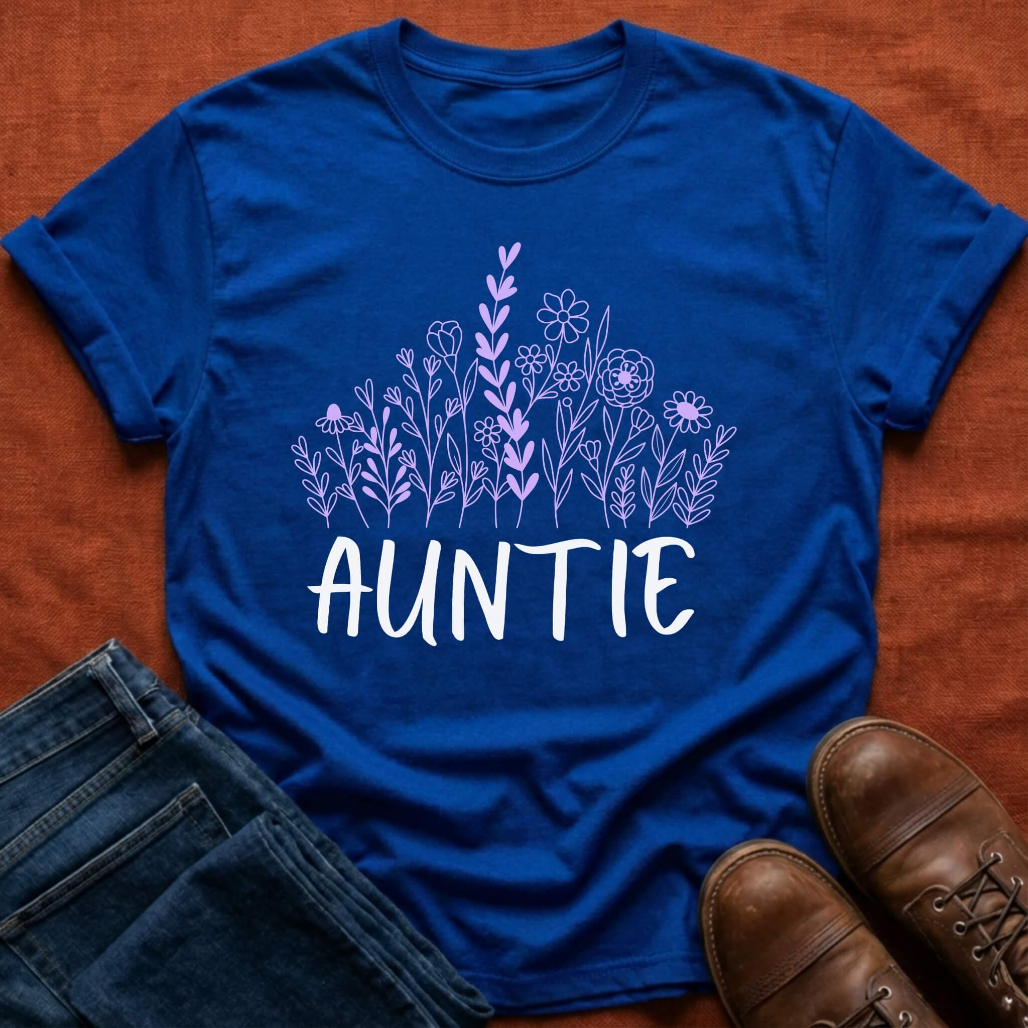 Auntie Wildflowers T-Shirt