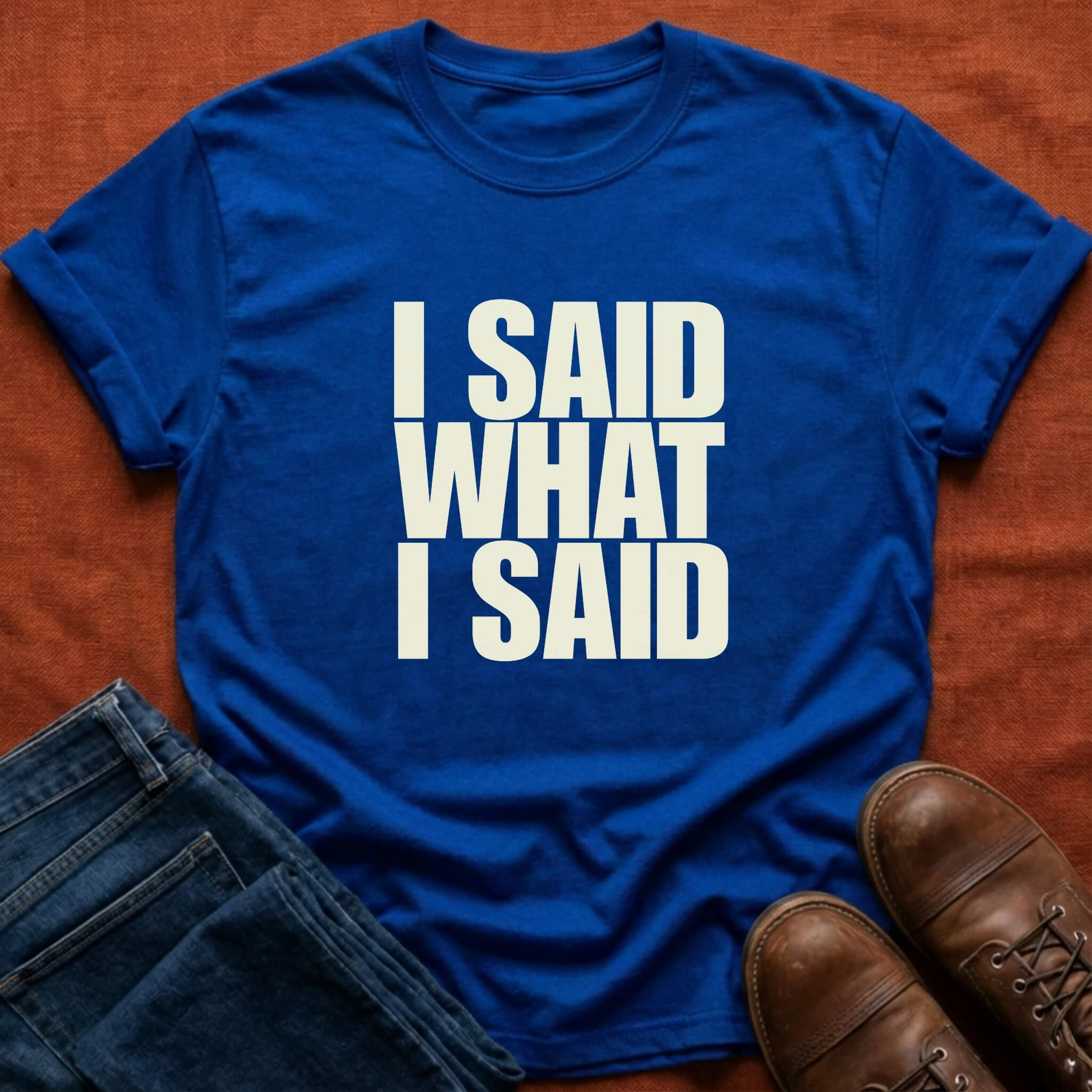 I Said What I Said T-Shirt