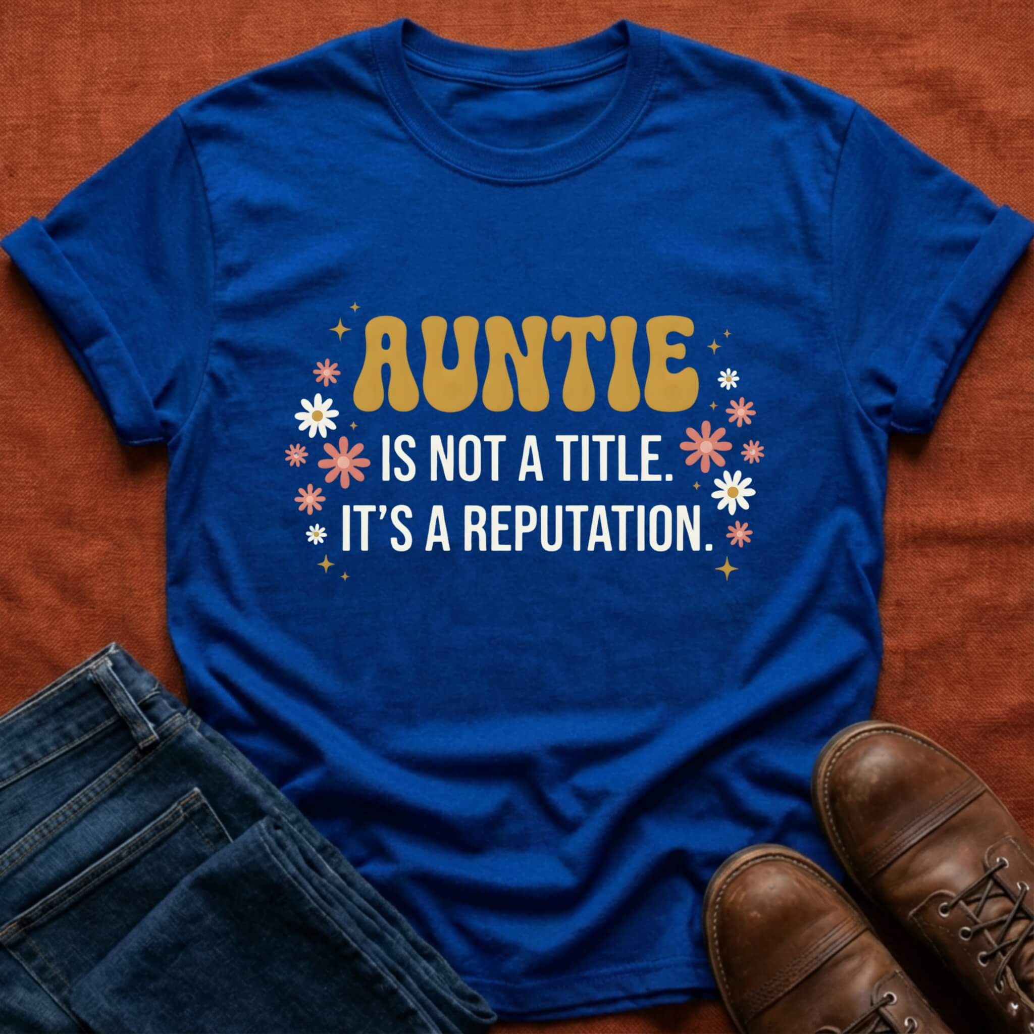 Auntie Reputation Retro T-Shirt