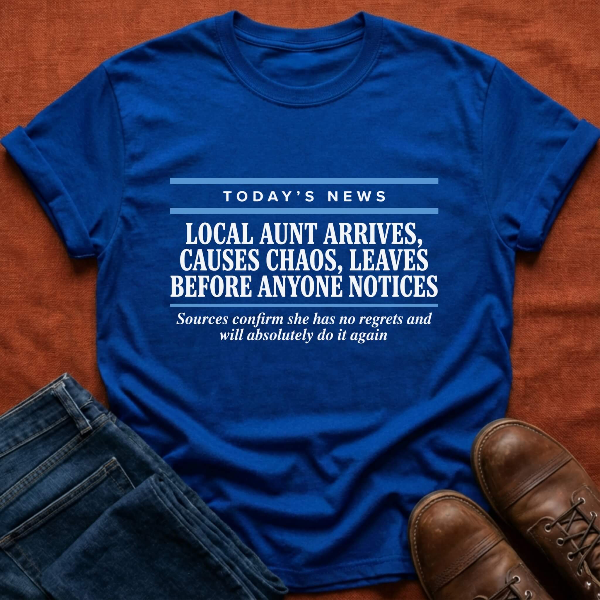 Today's News Aunt T-Shirt