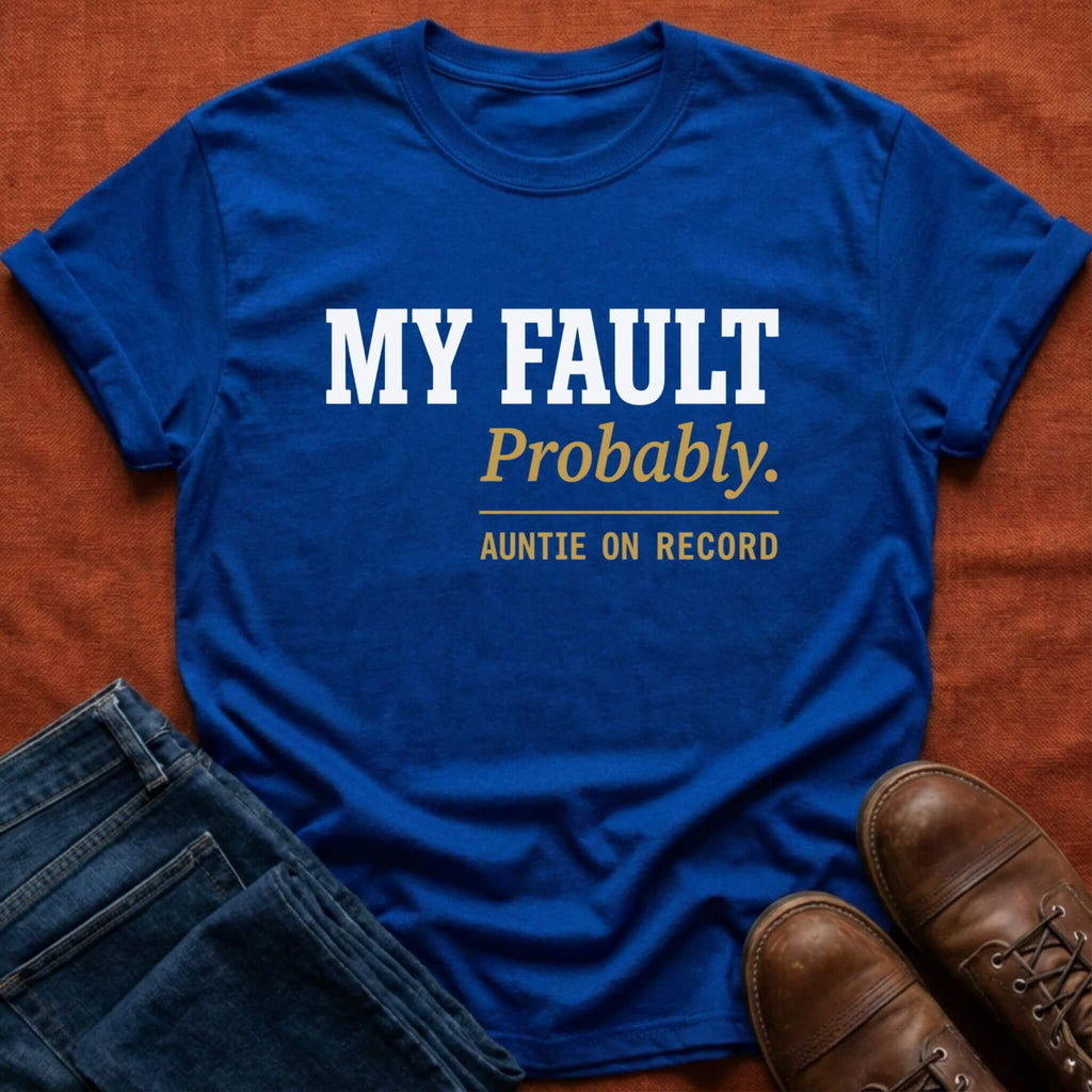 My Fault Probably Auntie T-Shirt
