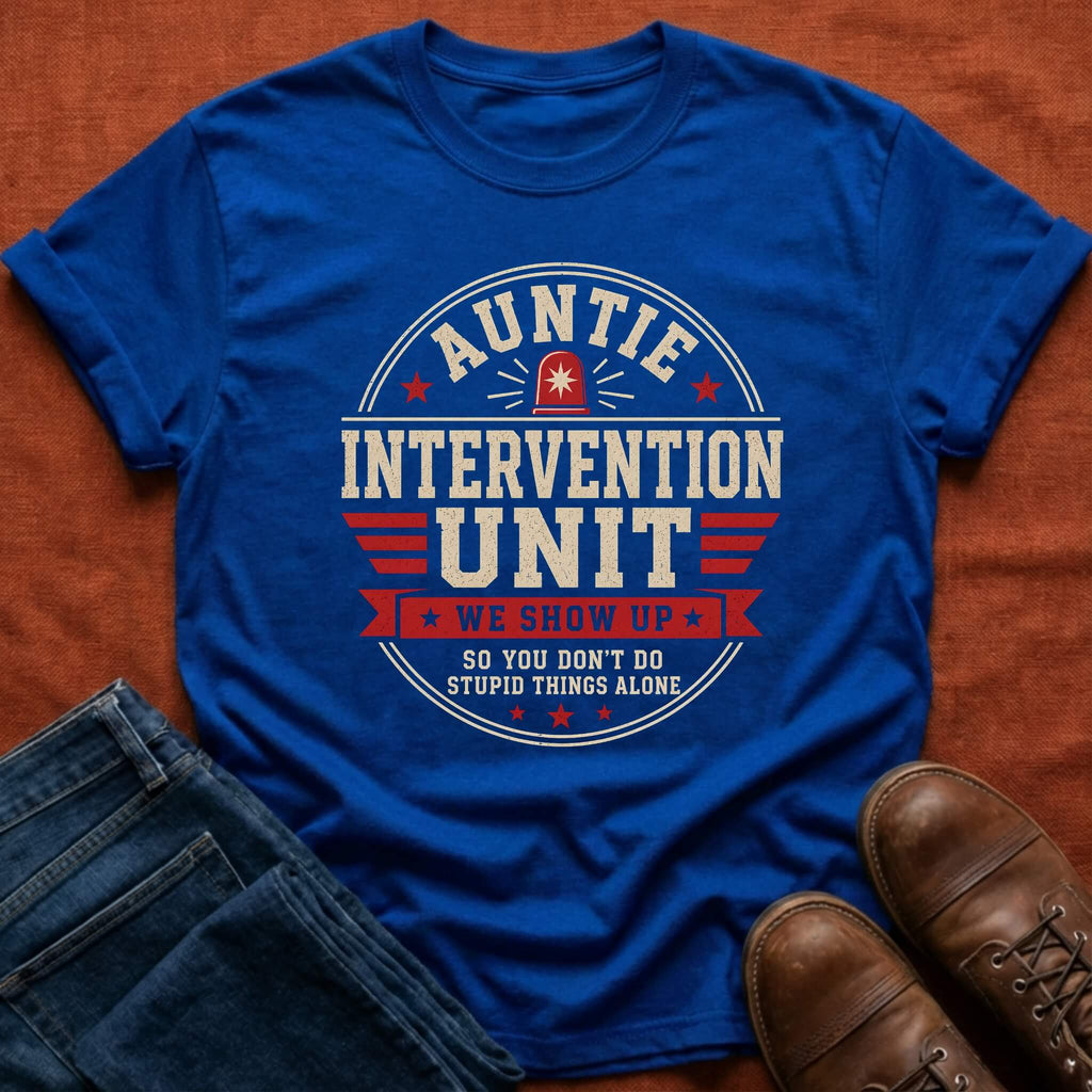 Auntie Intervention Unit T-Shirt