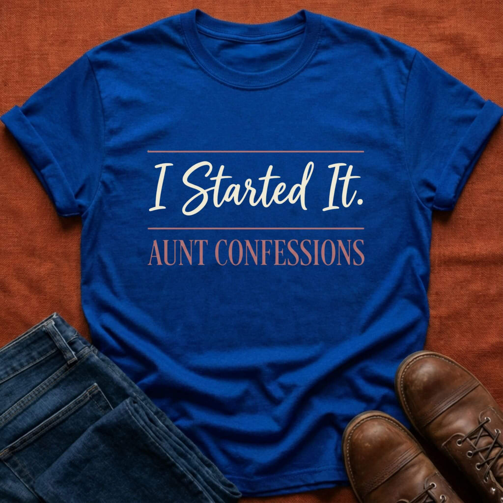 I Started It Aunt ConfessionsT-Shirt