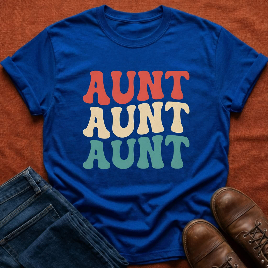 Retro Aunt Stack T-Shirt