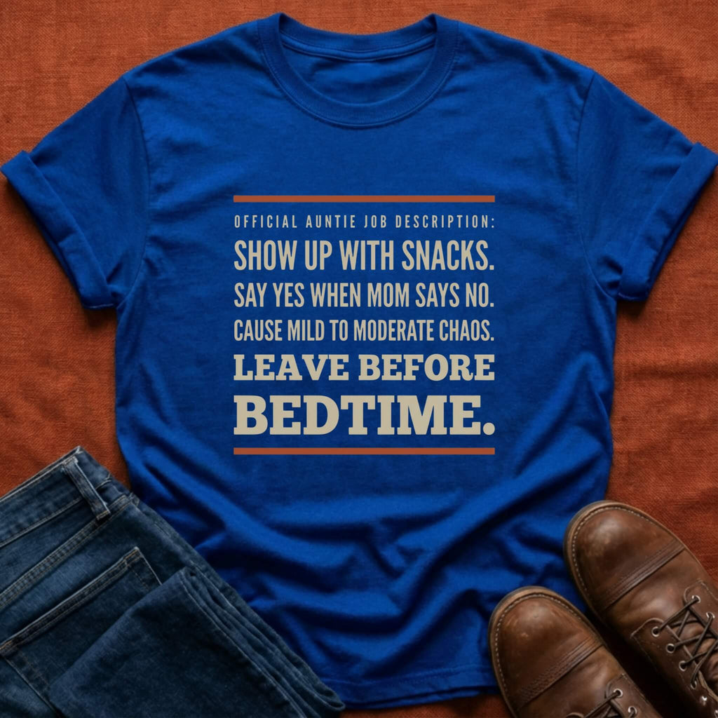 Official Auntie Job Description T-Shirt