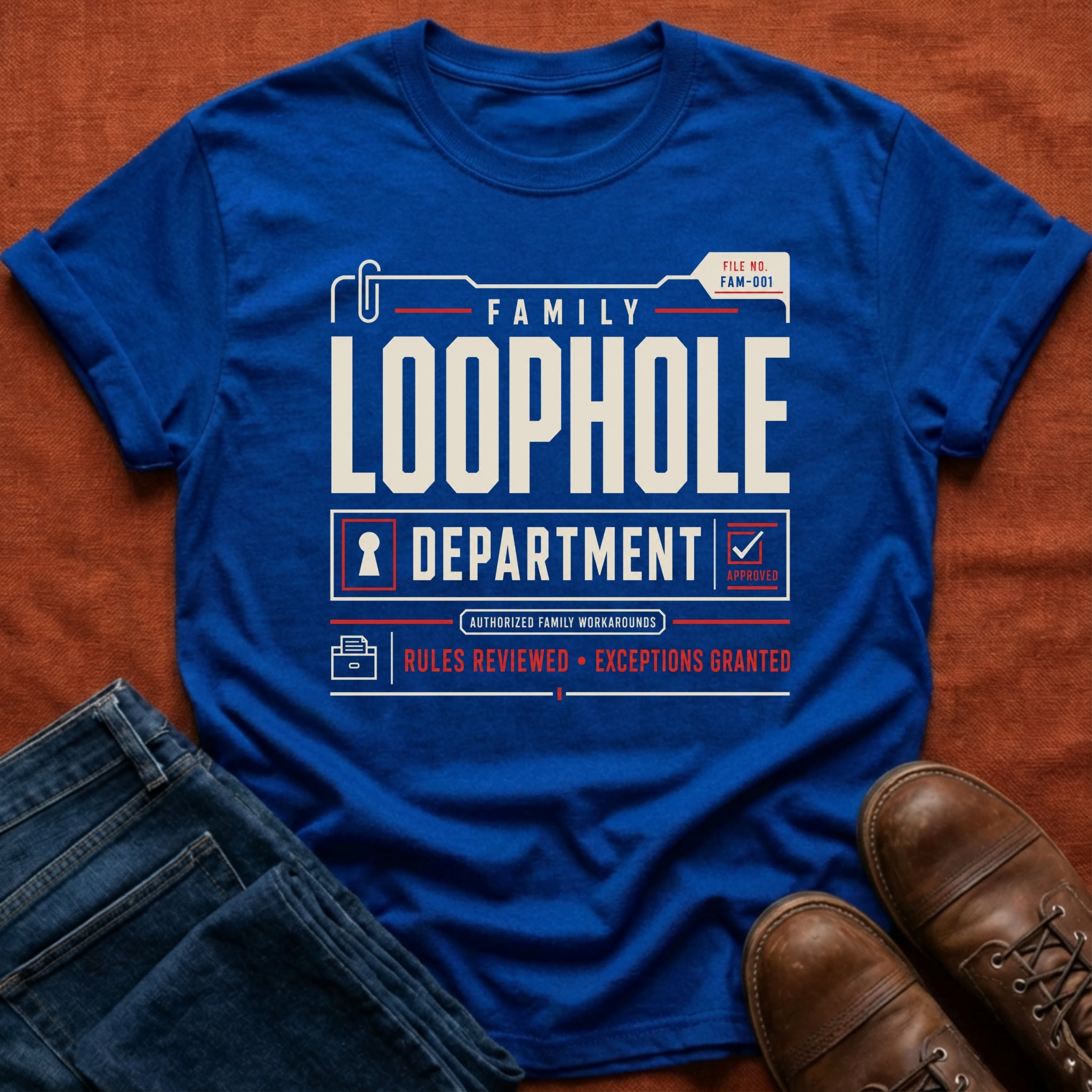 Family Loophole Department T-Shirt