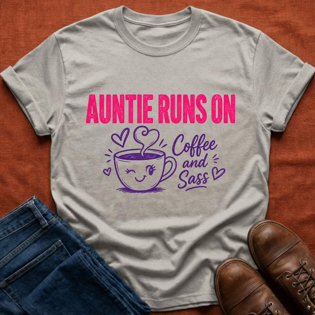 Auntie Coffee & Sass T-Shirt