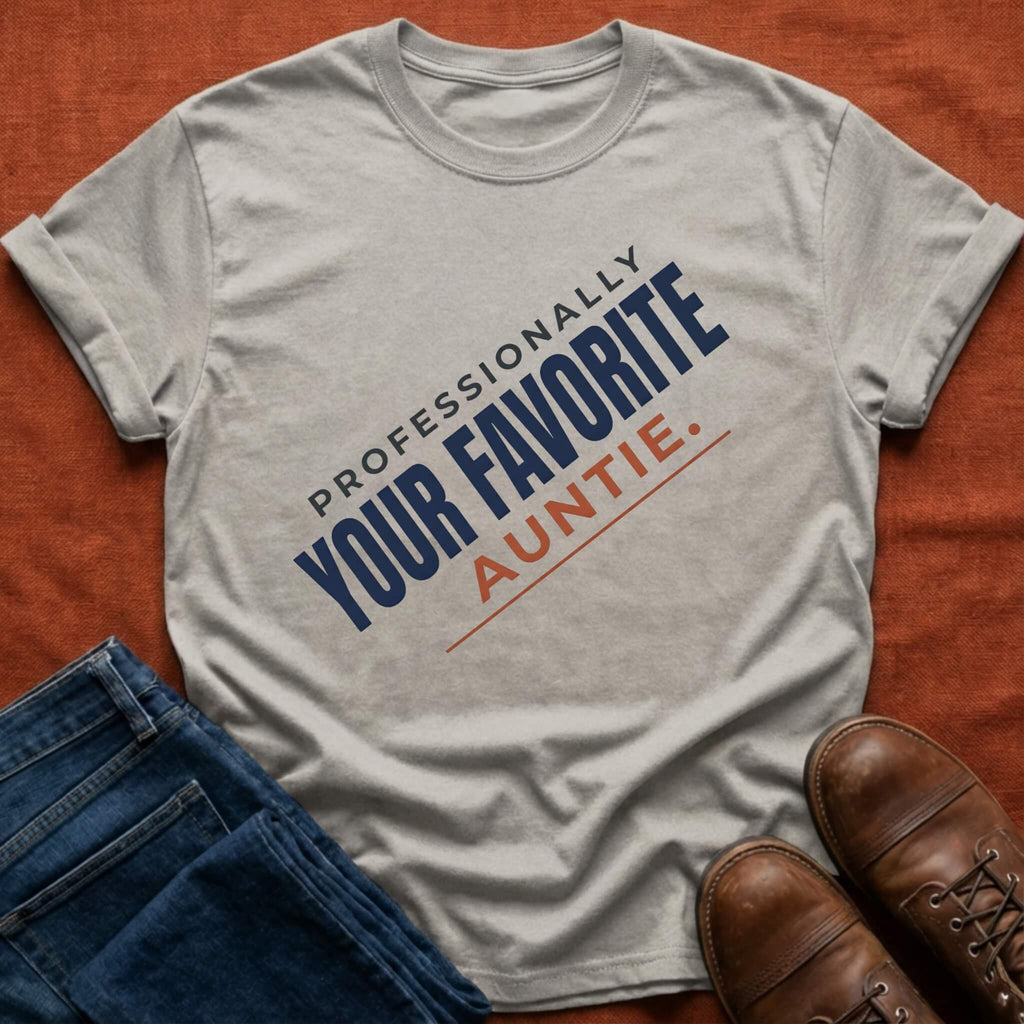Professionally Favorite Auntie T-Shirt
