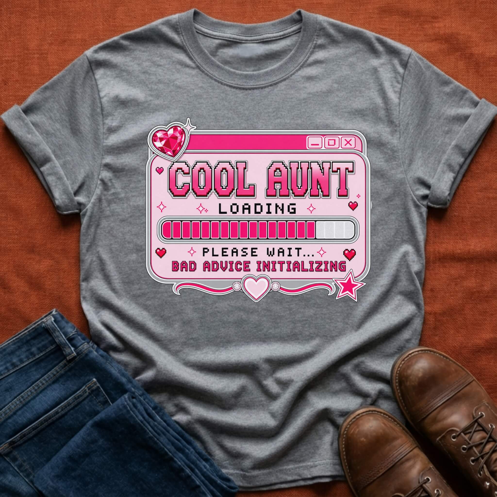 Cool Aunt Loading T-Shirt