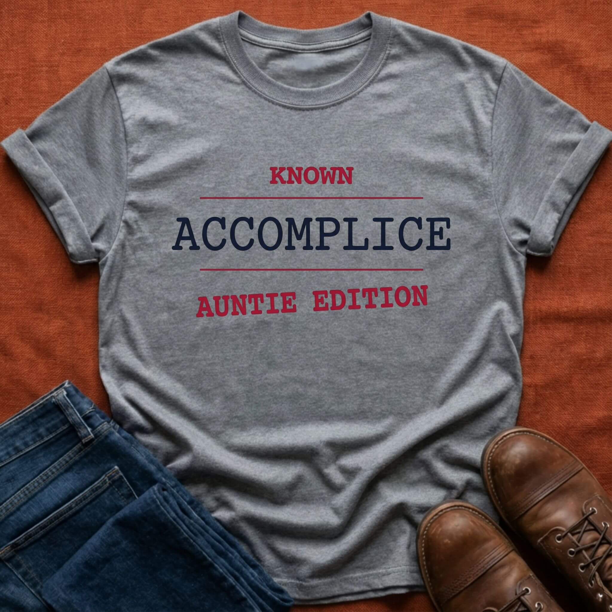 Known Accomplice Auntie T-Shirt